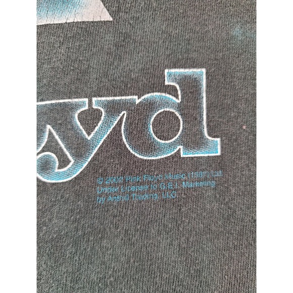 Liquid Blue Pink Floyd Dark Side of the Moon Tie Dye T Shirt XX Large - Picture 8 of 9